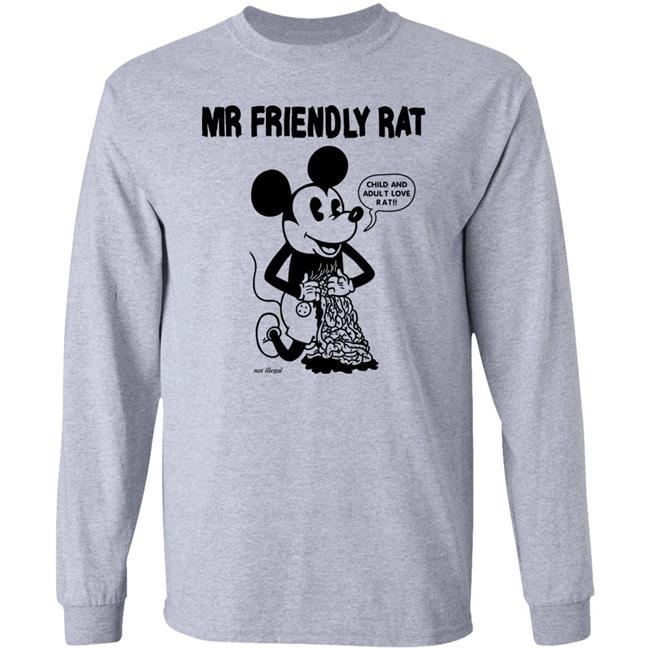 Mr Friendly Rat Child And Adult Love Rat Shirt Rory Blank Mr Friendly Rat Child And Adult Love Rat Shirt Rory Blank