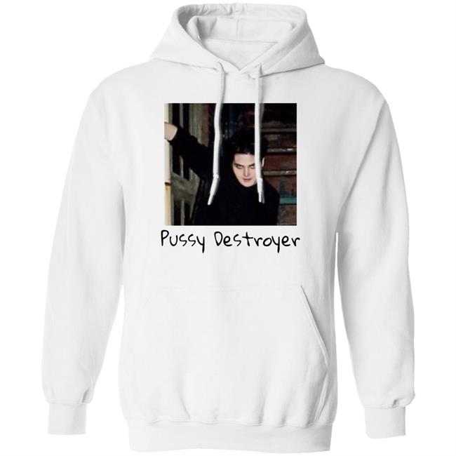 Abbey Heroinesloow Mcr Pussy Destroyer Hoodie My Chemical Romance