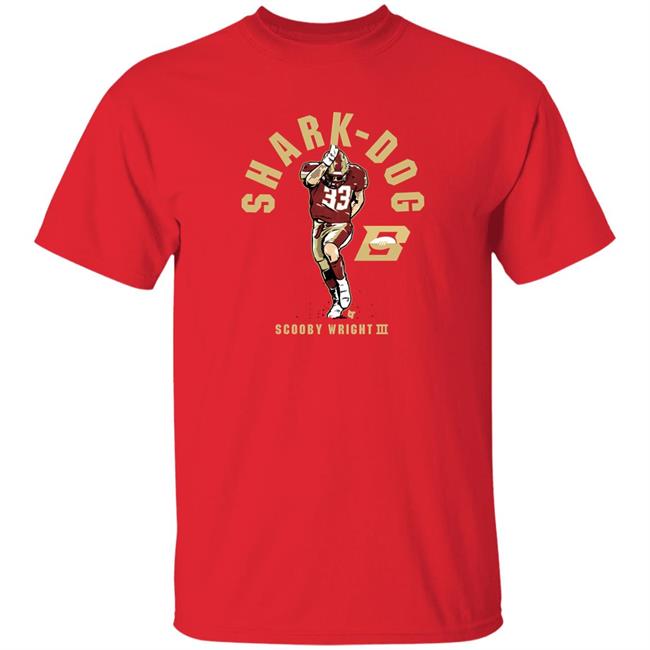 Birmingham Stallions Shark Dog Scooby Wright Iii Shirt Breakingt Store Birmingham Stallions Shark-Dog T Shirt
