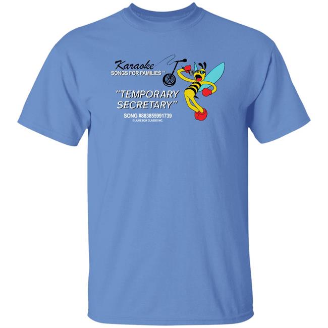 Temporary Secretary Shirt Mega64 Merch Karaoke Songs For Families Temporary Secretary Shirt Temporary Secretary Shirt Mega64 Merch Karaoke Songs For Families Temporary Secretary Shirt