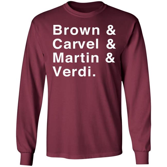 Brown Carvel Martin Verdi Shirt UMass Athletics Brown Carvel Martin Verdi Shirt UMass Athletics