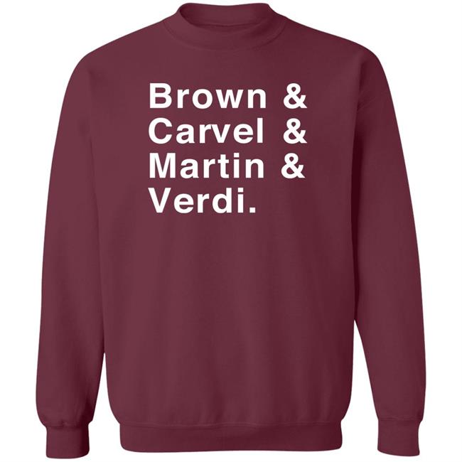 Brown Carvel Martin Verdi Shirt UMass Athletics Brown Carvel Martin Verdi Shirt UMass Athletics