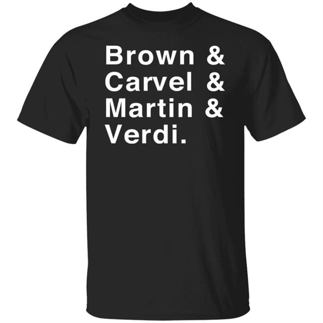 Brown Carvel Martin Verdi Shirt UMass Athletics Brown Carvel Martin Verdi Shirt UMass Athletics