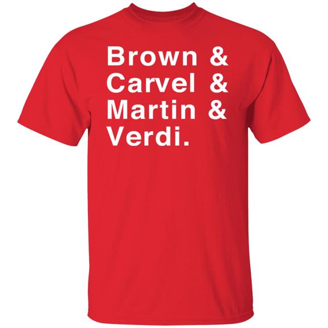 Brown Carvel Martin Verdi Shirt UMass Athletics Brown Carvel Martin Verdi Shirt UMass Athletics