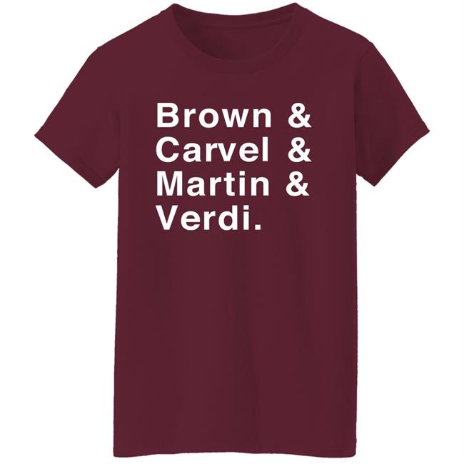 Brown Carvel Martin Verdi Shirt UMass Athletics Brown Carvel Martin Verdi Shirt UMass Athletics