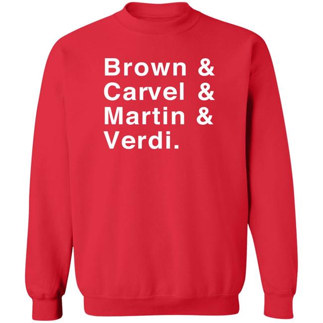 Brown Carvel Martin Verdi Shirt UMass Athletics Brown Carvel Martin Verdi Shirt UMass Athletics