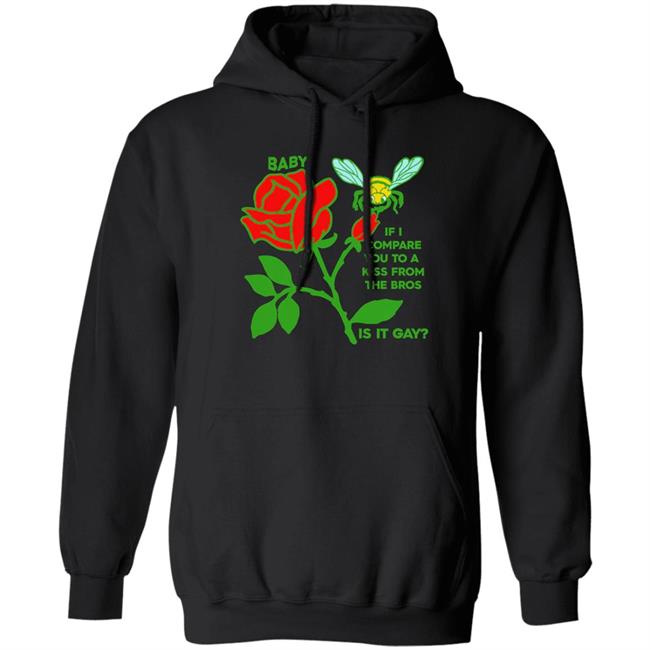 Shirts That Go Hard If I Compare You To A Kiss From A Rose Is It Gay Shirt Goodshirts Store