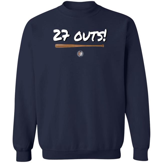 27 Outs Shirt Joezmcfly Jomboy Media Merch Pinstripe Strong