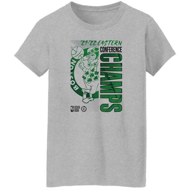 Celtics Store Boston Celtics 2022 Eastern Conference Champions Locker Room Shirt Boston Celtics 2022 Eastern Conference Champions Locker Room Shirt Celtics Store