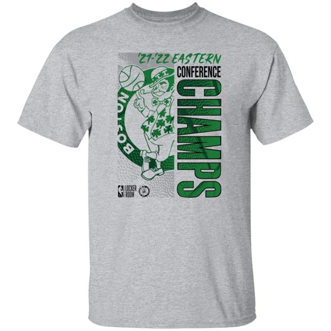 Celtics Store Boston Celtics 2022 Eastern Conference Champions Locker Room Shirt 2022 Eastern Conference Champions Locker Room Shirt Boston Celtics Celtics Store