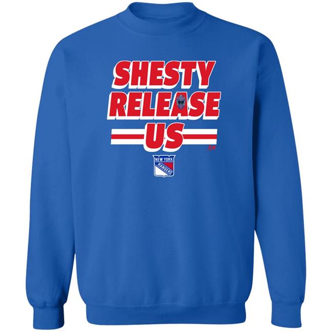 New York Rangers Shesty Release Us Shirt Msg Official Store Igor Shesterkin