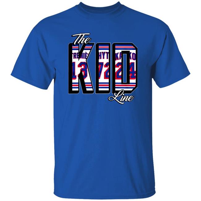 New York Rangers Webleedblue Merch The Kid Line Shirt