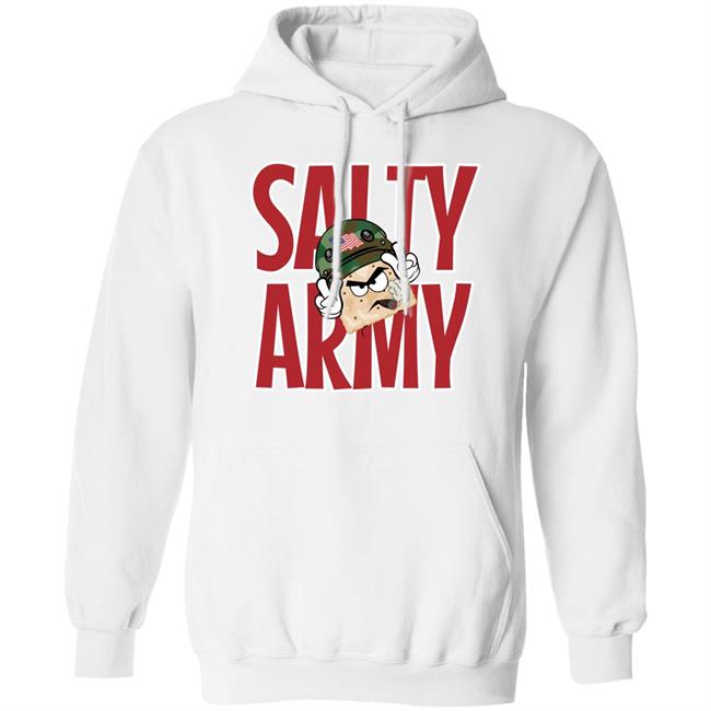 Big Salty Army Shirt Salty Cracker Salt Must Flow Store