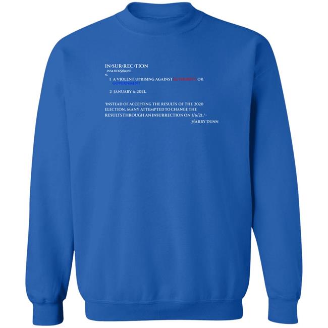 Insurrection Definition Shirt U.S. Capitol Police Officer Harry Dunn Insurrection Definition Shirt