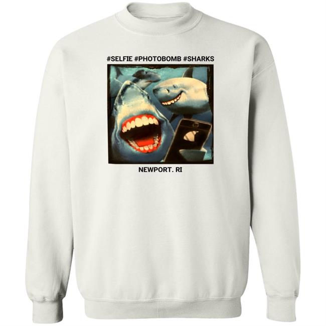 Selfie Photobomb Sharks Newport Shirt Myownnovember