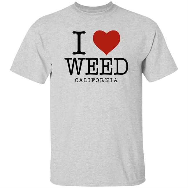Svdden Death I Love Weed California Shirt Riley