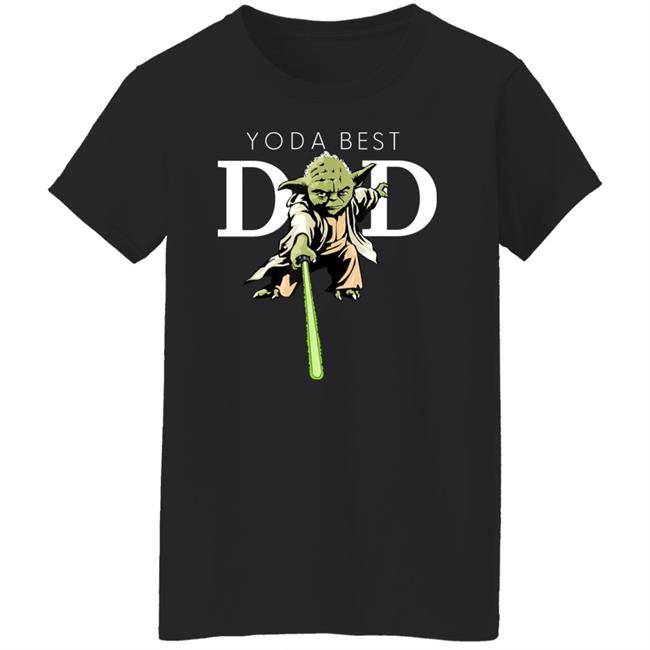 BrooklynDad Defiant Yoda Best Dad Shirt Yoda Lightsaber Best Dad Ever Shirt
