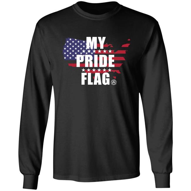 My Pride Flag shirt Alpha American Merch Aubrey Huff My Pride My Flag Shirt