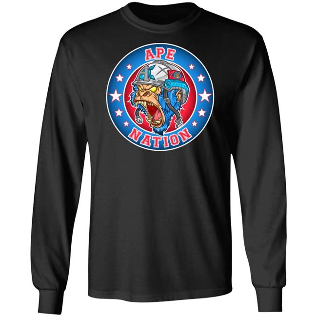 Ape Nation Logo Shirt Amc-Moon-Party Merch Ape Nation Shirt Hoodie Sweatshirt