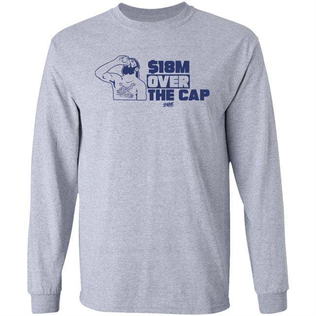 Nikita Kucherov $18M Over The Cap Shirt Smack Apparel $18M (Million) Over The Cap Shirt Hoodie Sweatshirt
