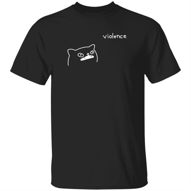 Violencia Shirt Poorly Drawn Cats Merch Violencia Shirt