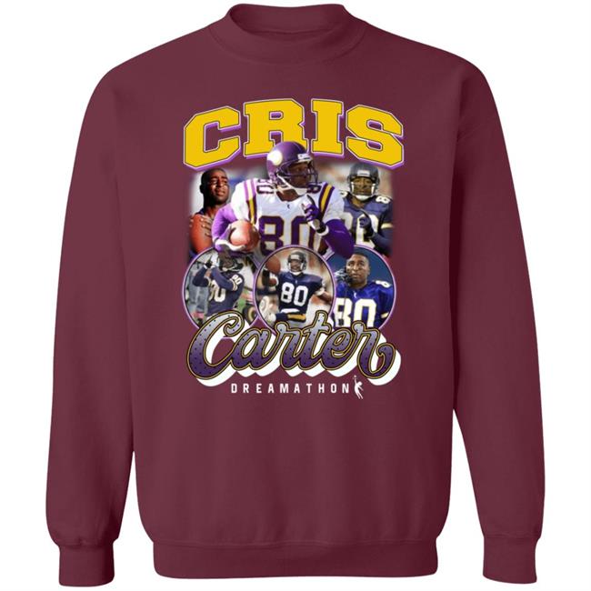 Cris Carter Dreamathon Shirt Justin Jefferson Dreamathon Merch Cris Carter Dreamathon Shirt Justin Jefferson Dreamathon Merch