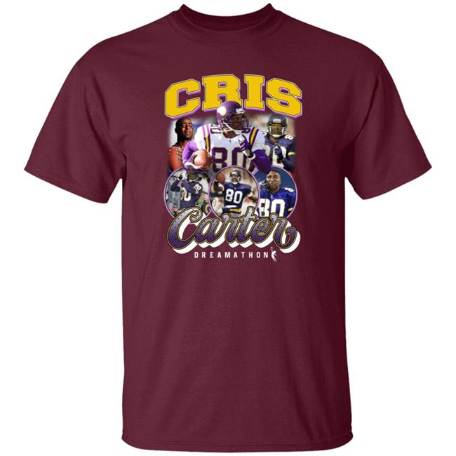 Cris Carter Dreamathon Shirt Justin Jefferson Dreamathon Merch Cris Carter Dreamathon Shirt Justin Jefferson Dreamathon Merch