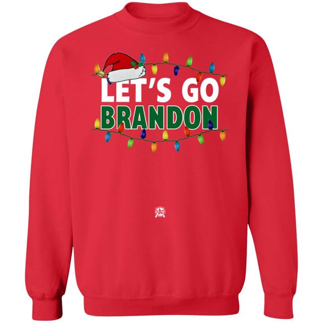 Bring Ammo Merch Let's Go Brandon Ugly Christmas Sweatshirt Maga Country Poso