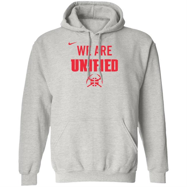 Denver Nuggets We Are Unified Shirt We Are Unified Warm Up Long Sleeves T-Shirt Denver Nuggets We Are Unified Shirt We Are Unified Warm Up Long Sleeves T-Shirt