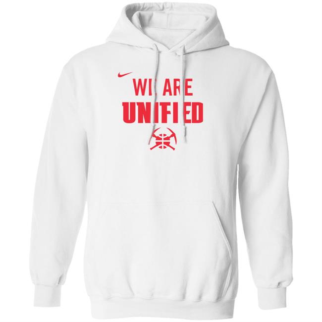 Denver Nuggets We Are Unified Shirt We Are Unified Warm Up Long Sleeves T-Shirt Denver Nuggets We Are Unified Shirt We Are Unified Warm Up Long Sleeves T-Shirt