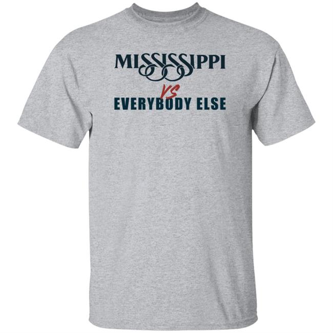 Mississippi Vs Everybody Else Hoodie Grindcitydesigns Mississippi Vs Everybody Else Hoodie Grindcitydesigns