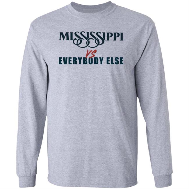 Mississippi Vs Everybody Else Hoodie Grindcitydesigns Mississippi Vs Everybody Else Hoodie Grindcitydesigns
