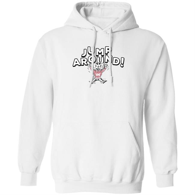Wisconsin Jump Around Shirt Homefield Apperal Wisconsin Jump Around Shirt Homefield Apperal