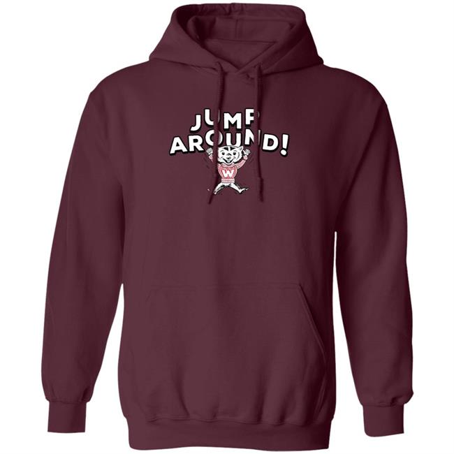 Wisconsin Jump Around Shirt Homefield Apperal Wisconsin Jump Around Shirt Homefield Apperal