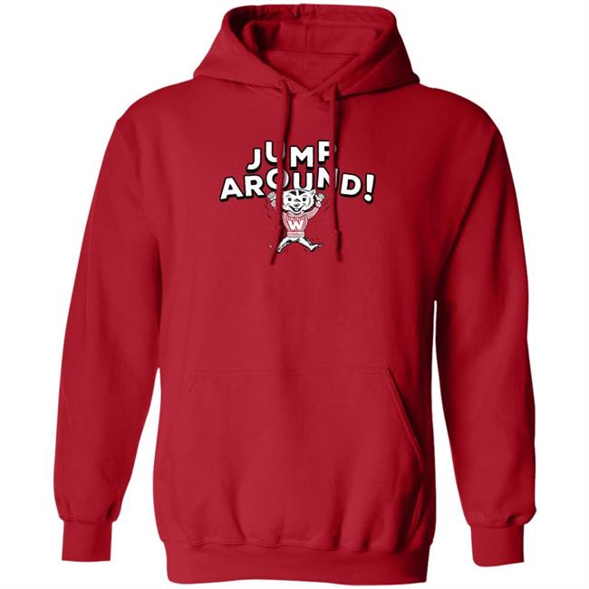 Wisconsin Jump Around Shirt Homefield Apperal Wisconsin Jump Around Shirt Homefield Apperal