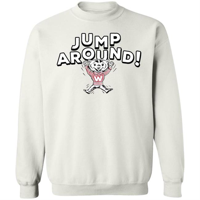 Wisconsin Jump Around Shirt Homefield Apperal Wisconsin Jump Around Shirt Homefield Apperal
