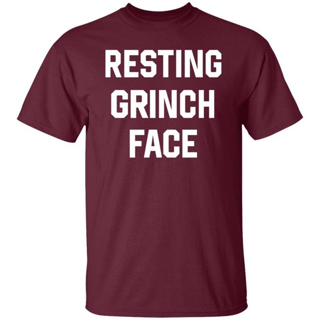 Resting Grinch Face Shirt Annie Bananie Resting Grinch Face Shirt Annie Bananie