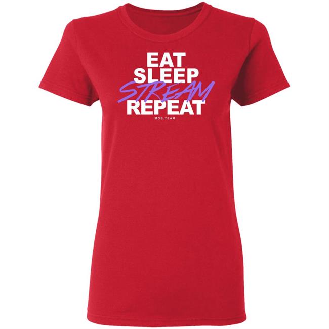 Eat,Sleep, Stream & Repeat Black Hoodie Eat,Sleep, Stream & Repeat Black Hoodie