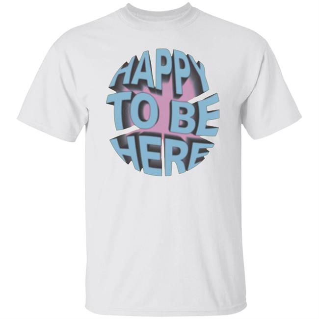 Happy To Be Here t shirt Crawford Merch Happy To Be Here Ice Hoodie