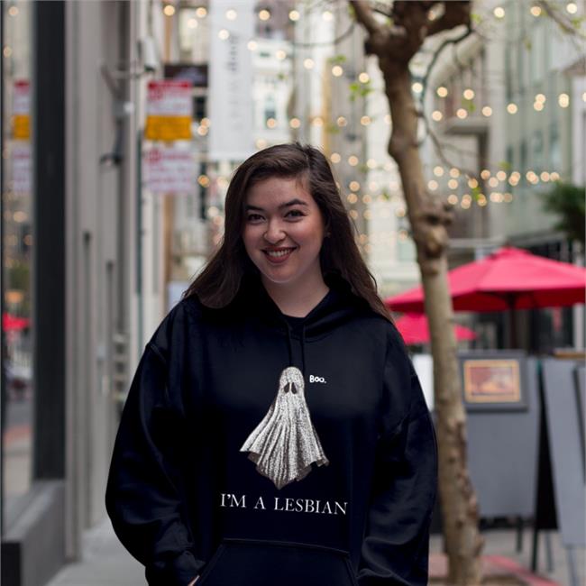 Luccainternational Store Boo I'm A Lesbian Shirts Ghost