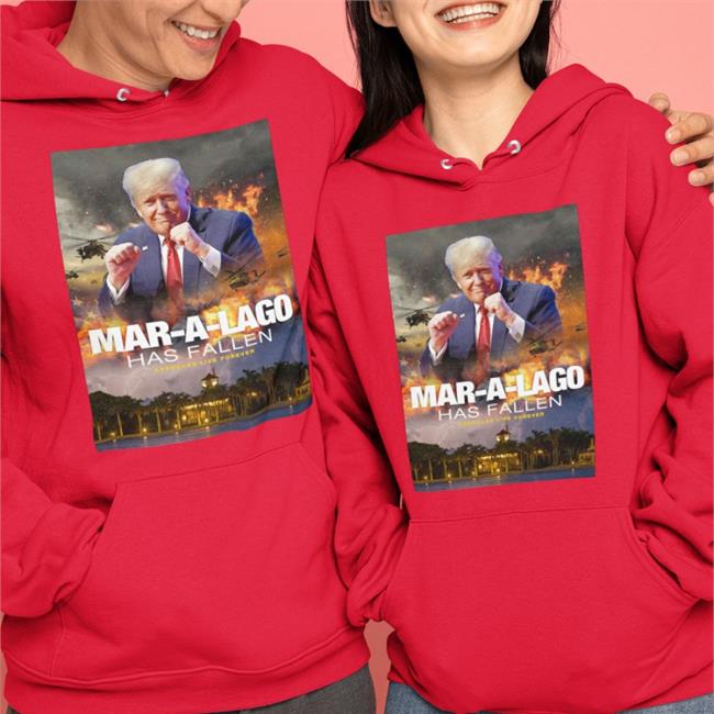 Maralago Has Fallen Black Hoodie