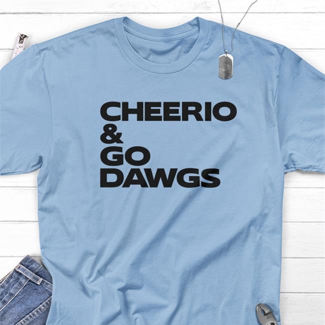 British Bulldog Red Cheerio And Go Dawgs Shirt