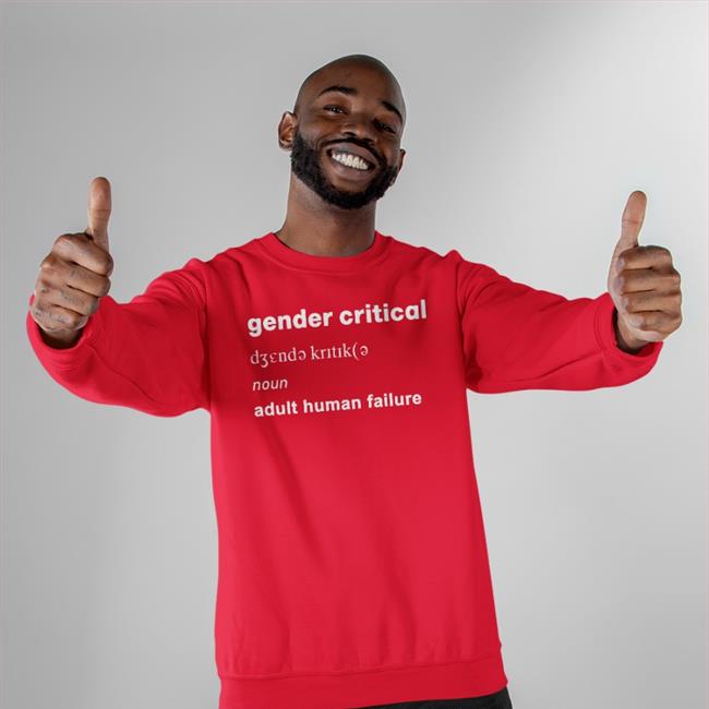 Gender Critical Adult Human Failure Tee Shirt
