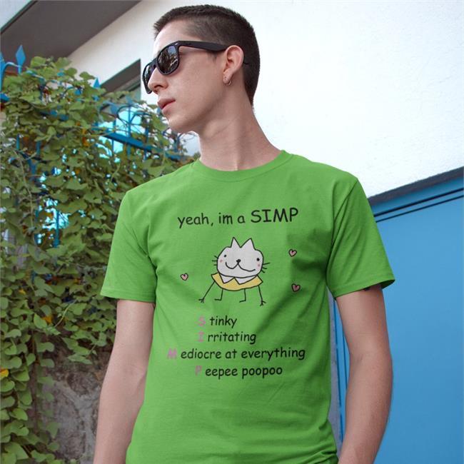 Stinky Katie Yeah I'm A Simp Stinly Irritatating Mediocre At Everything Shirt