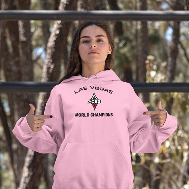 White Las Vegas Aces World Champions Shirt Lvaces