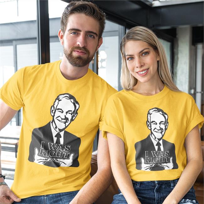 I Was Right Shirt The Redheaded Libertarian