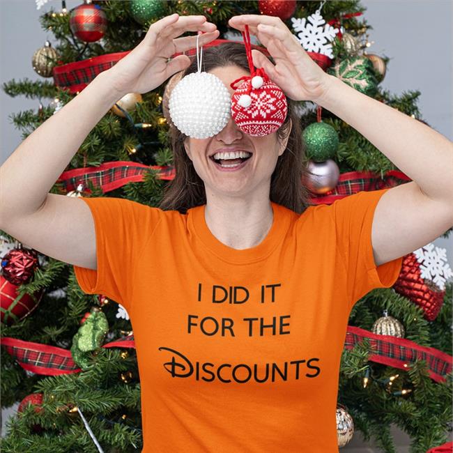 Johnny_Joey I Did It For The Discounts Shirt Joey Jones