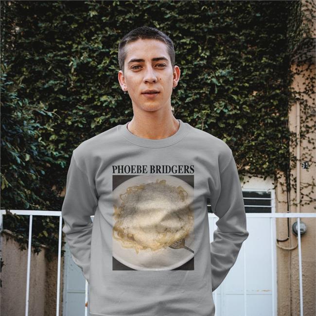 Phoebe Bridgers Merch Creamy Spaghetti Sweatshirt White