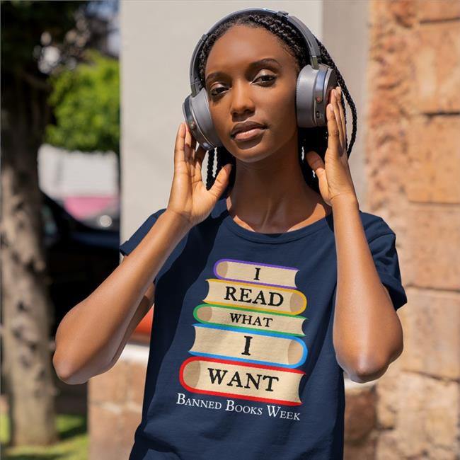 I Read What I Want Banned Books Week T Shirt
