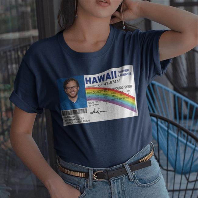 Mc Daniel Hawaii Driver License Hoodie